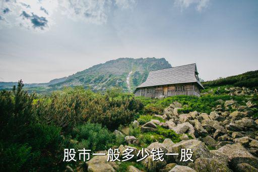 股市一般多少钱一股