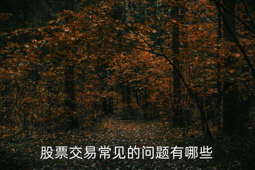 股票问题是什么，股票问题具体有什么