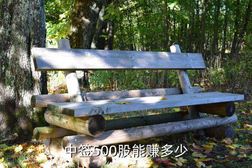中签500股能赚多少