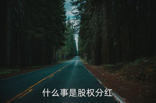 什么事是股权分红