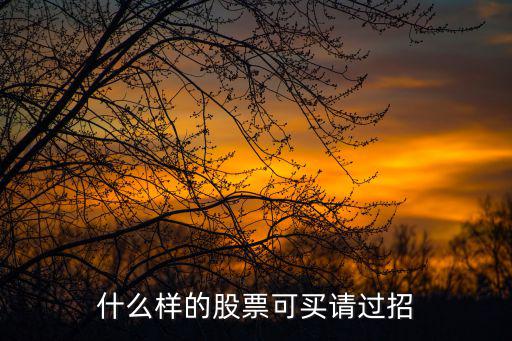 买什么股票最踏实，什么样的股票可买请过招