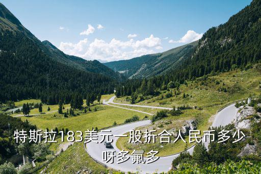 特斯拉股票价格是多少，特斯拉的股票代码是多少阿