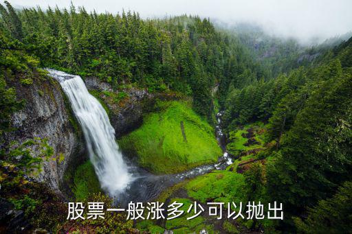 股票一般涨多少可以抛出