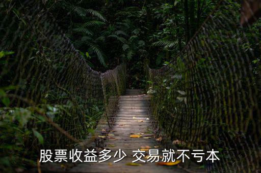 股票收益多少 交易就不亏本