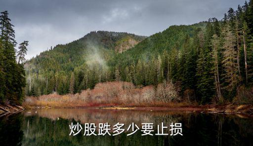 炒股跌多少要止损