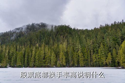 股票底部换手率高说明什么