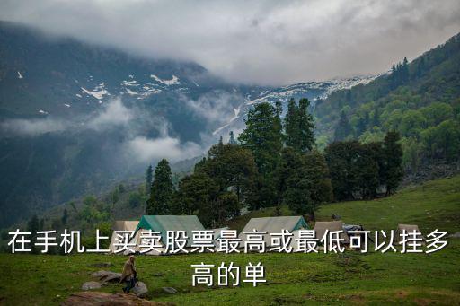 在手机上买卖股票最高或最低可以挂多高的单