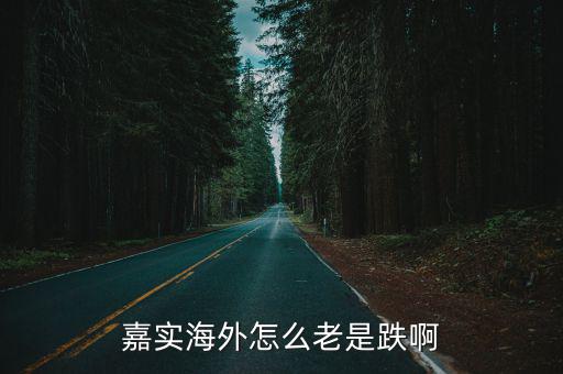 嘉实海外怎么老是跌啊