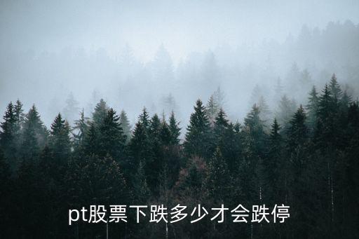 pt股票下跌多少才会跌停