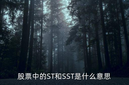 股票前有sst代表什么，在股市中股票名称前冠以STSTSSTSST等英文字母的是什么意思