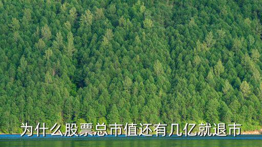 为什么股票总市值还有几亿就退市
