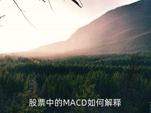 股票中的MACD如何解释