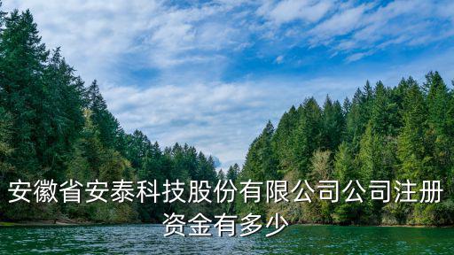 安徽省安泰科技股份有限公司公司注册资金有多少