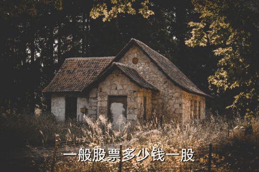 一般股票多少钱一股
