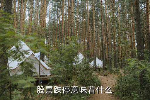股票跌停意味着什么