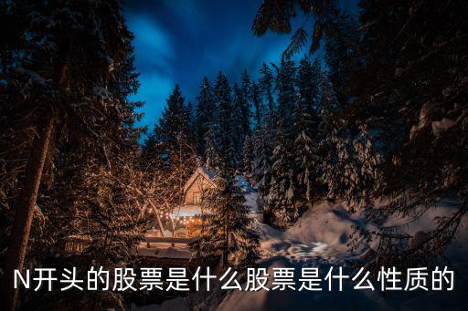 N物产是什么股票，N华贸物流股票中的N是什么意思