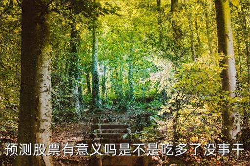 预测股票有意义吗是不是吃多了没事干