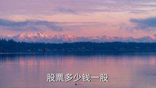 股票多少钱一股