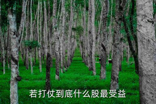 若打仗到底什么股最受益