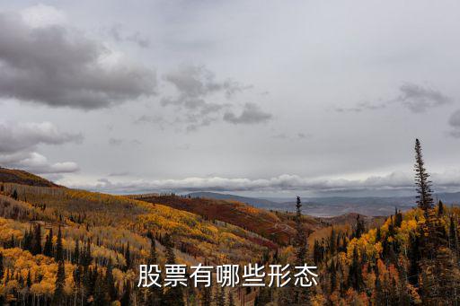 股票有哪些形态