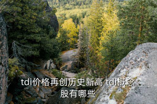 tdi价格再创历史新高 tdi概念股有哪些