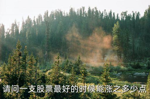 请问一支股票最好的时候能涨之多少点