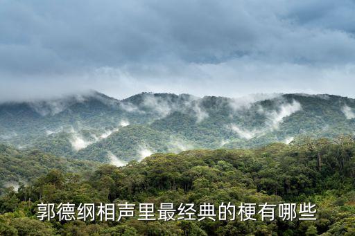 郭德纲相声里最经典的梗有哪些