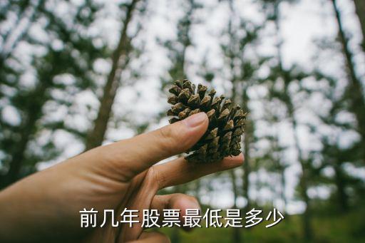 前几年股票最低是多少