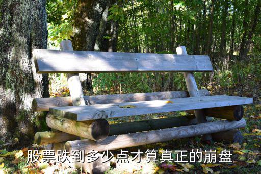 股票跌到多少点才算真正的崩盘