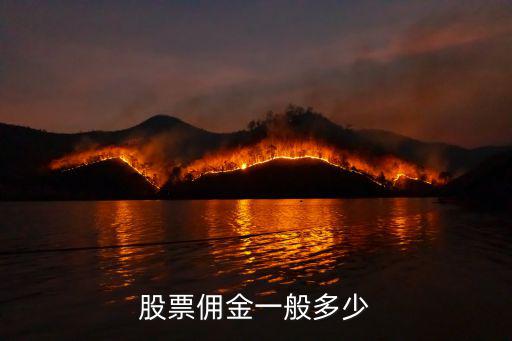 股票佣金一般多少