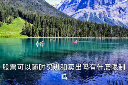 股票可以随时买进和卖出吗有什麽限制吗