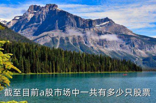 截至目前a股市场中一共有多少只股票