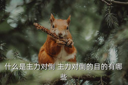 股票什么是主力对挂，什么是股票主力的对倒行为