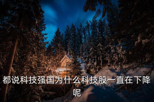 都说科技强国为什么科技股一直在下降呢