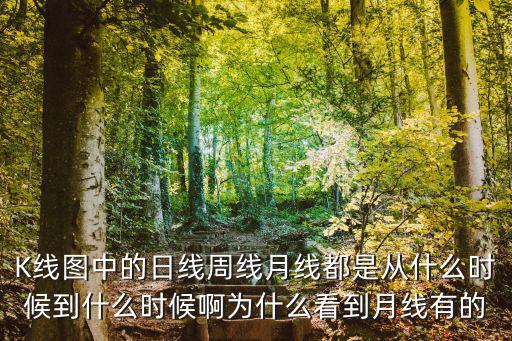 股票日线什么时候开启，K线图中的日线周线月线都是从什么时候到什么时候啊为什么看到月线有的