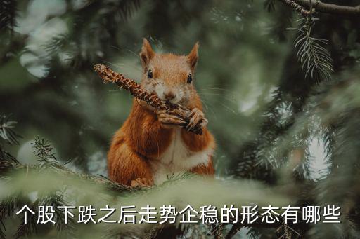 股票下跌是什么形态的，个股下跌之后走势企稳的形态有哪些