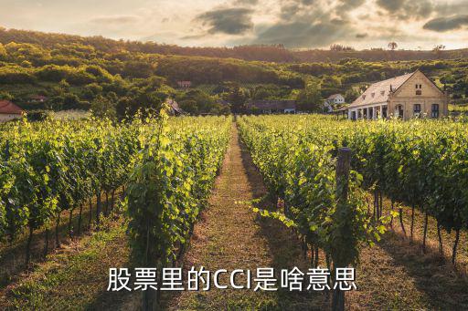 股票里的CCI是啥意思