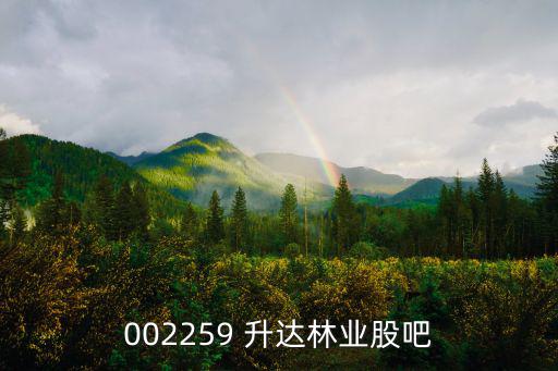 升达林业股票怎么样，002259升达林业股票求解