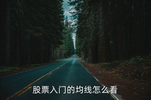 股票入门的均线怎么看