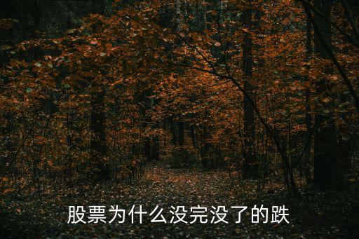 股票为什么没完没了的跌