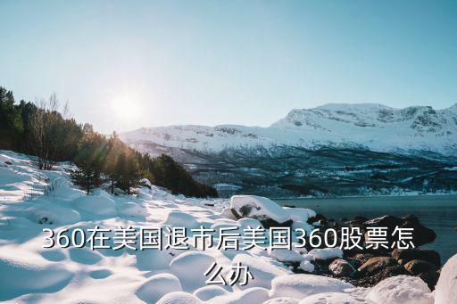 360在美国退市后美国360股票怎么办