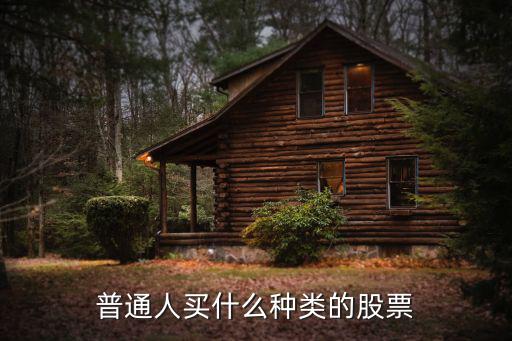 普通人买什么种类的股票