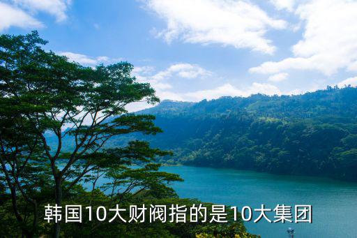 韩国10大财阀指的是10大集团