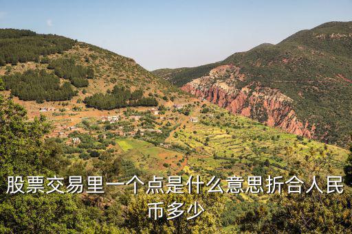 股票交易里一个点是什么意思折合人民币多少