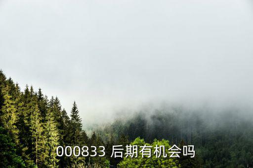 000833 后期有机会吗