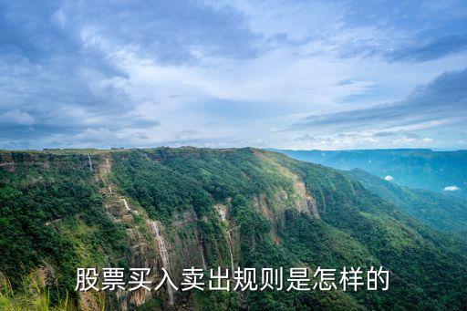 股票按什么顺序卖出划算，股票买入卖出规则是怎样的