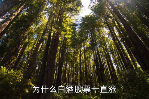 为什么白酒股票那么强劲，感觉白酒行业股票都是牛股这是为什么