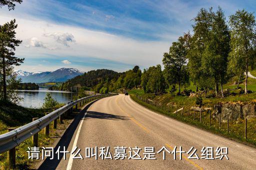 股票私募机构是什么，请问什么叫私募这是个什么组织