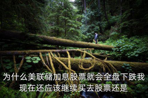 为什么美联储加息股票就会全盘下跌我现在还应该继续买去股票还是