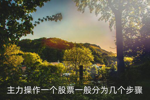 主力是怎么操作股票的，主力如何操作股票